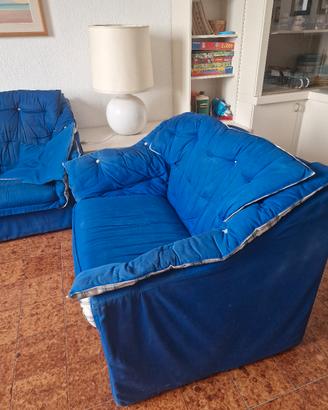 Divano letto 2 poati e poltrona letto