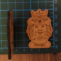 calamita/segnaposto, n.1 testa di moro Caltagirone