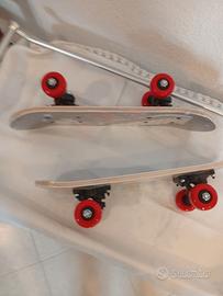 3 skateboard bambini e adulto