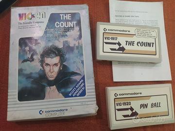 2 giochi commodore vic20 count e pinball