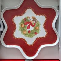 Piatto natalizio + kit coltello paletta torta THUN