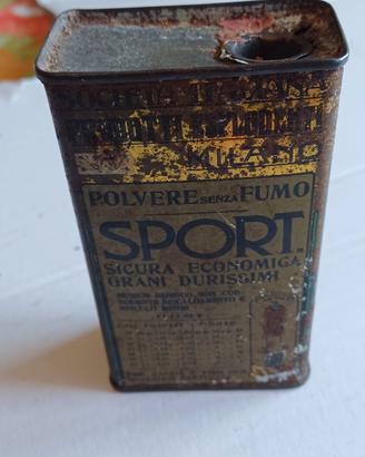 Scatola antica in latta 