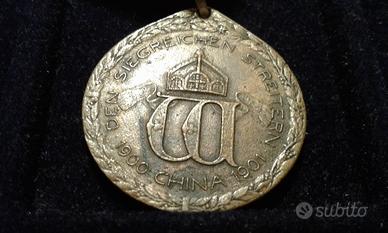 Medaglia Cina PRUSSIA GERMANIA 1900 1901