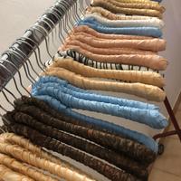 50 pezzi assortiti - GRUCCE RIVESTITE in Tessuto