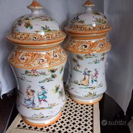 Coppia vasi Albisola - Gaggero - Levantino