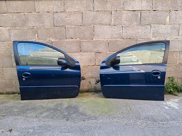 COPPIA SPORTELLI PEUGEOT 206 SW ANT  POST COMPLETI