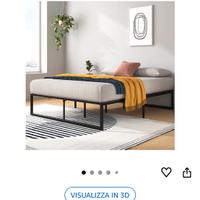 Struttura letto Zinus nuova 160x190