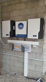 Kit 10kw batteria Litio 6kw impianto fotovoltaico