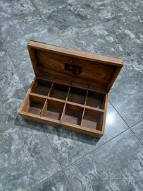 Scatola in legno porta the 