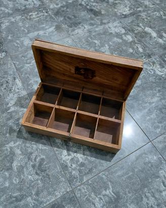 Scatola in legno porta the 