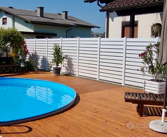 Frangiviata Bianco da giardino Personalizzabile