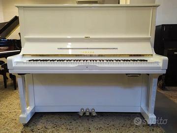 Pianoforte Yamaha U3 H bianco silent con trasporto