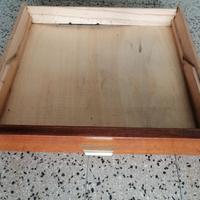 Cassetti vintage anni 50 legno 51x47x9cm scatole