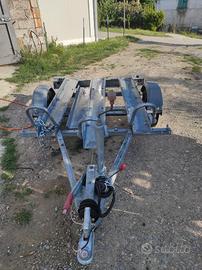 CARRELLO/RIMORCHIO PORTAMOTO CRESCI TM6 CON RAMPA
