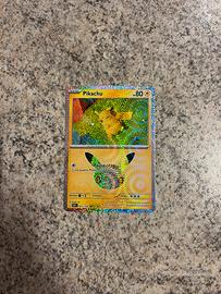 Carta pokemon Pikachu (027) 30° Anniversario ita