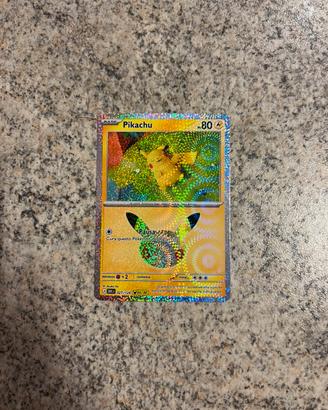 Carta pokemon Pikachu (027) 30° Anniversario ita