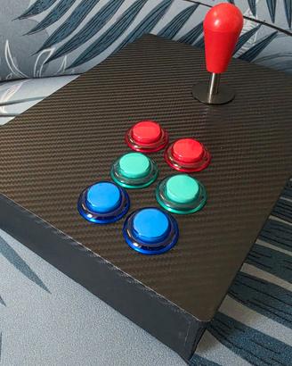 Plancia Arcade Artigianale Carbonio Hardware HP