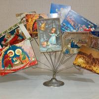 Porta foto a forma di albero, tutto in ottone.