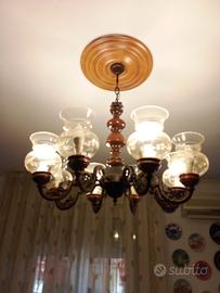 lampadario a 8 bracci 