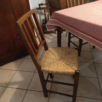 sedie impagliate vintage