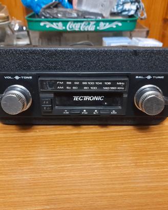 autoradio a cassette anni 70 (funzionante)