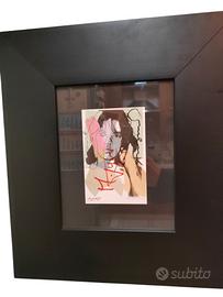 Cartolina Warhol & Jagger 1975 – Doppia Firma Cert