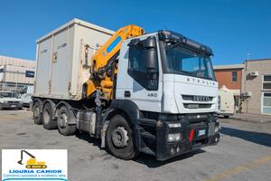 IVECO STRALIS 450 anno 2011 4 assi 8x2 GRU