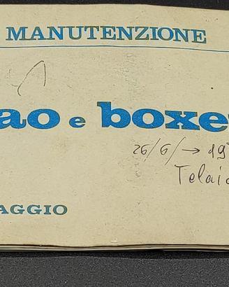 Libretto uso e manutenzione Ciao e Boxer 2