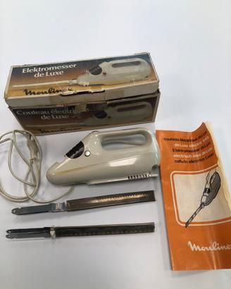 Coltello e sbattitore elettrico MOULINEX anni 70