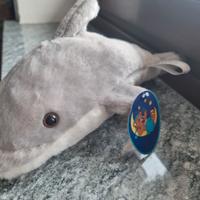 Peluche delfino grigio