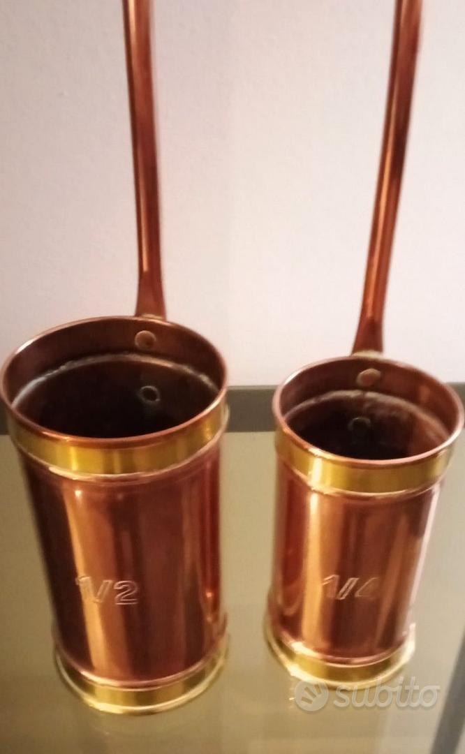 Cuteefun Set di 9 Misurino e Cucchiaio Dosatore, Manico in Acciaio Inox con Misu