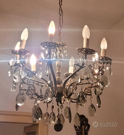 Lampadario vintage anni '60 per soggiorno