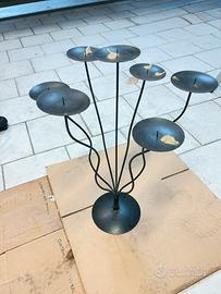 Caldelabro in ferro battuto