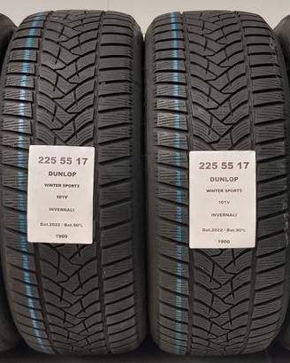 4 GOMME 225 55 17 DUNLOP A1900