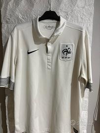 Maglia Francia trasferta 2012 bianca Nike Taglia L