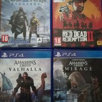 Blocco 4 giochi ps4/ps5