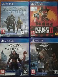 Blocco 4 giochi ps4/ps5