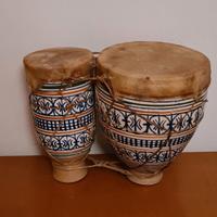Bonghi africani in ceramica