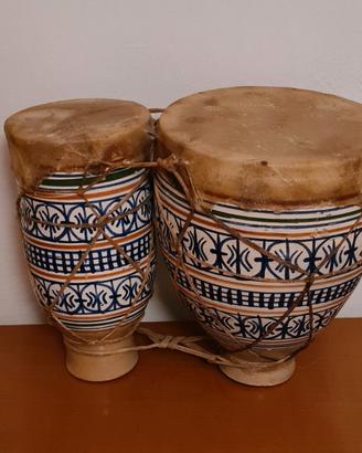 Bonghi africani in ceramica