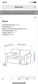 Divano due posti  ikea