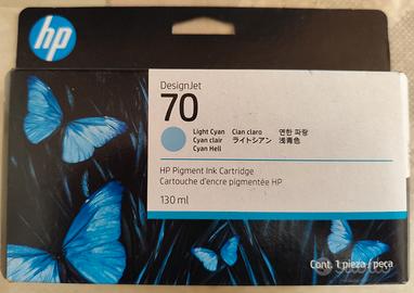 ink jet HP modello 70 ciano chiaro 130 ml