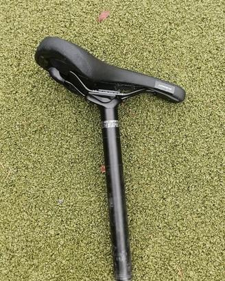 sella e reggisella mtb haibike sduro originale