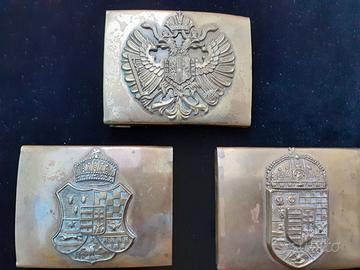 militaria, lotto fibbie