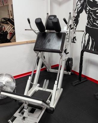 Hack squat Panatta a carico libero 