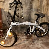 Bici pieghevole e funzionale da città 