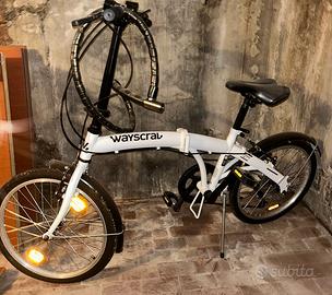 Bici pieghevole e funzionale da città 