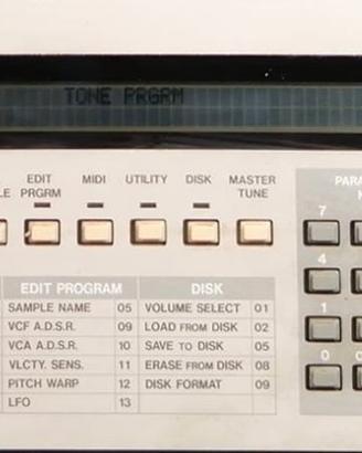 AKAI S950 con scheda audio 16 bit
