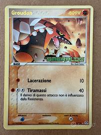 Pokémon Groudon 5/106 EX Smeraldo 2006 Stamped