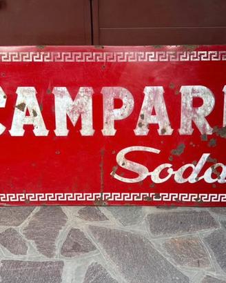 Campari Soda insegna in metallo 2X1