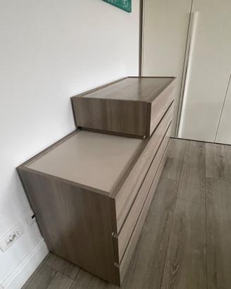Cassettiera e comodini